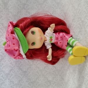 Strawberry Shortcake 6½" Doll Dated 2008 Super CUTE Hat Shoes Leggings Red Hair
